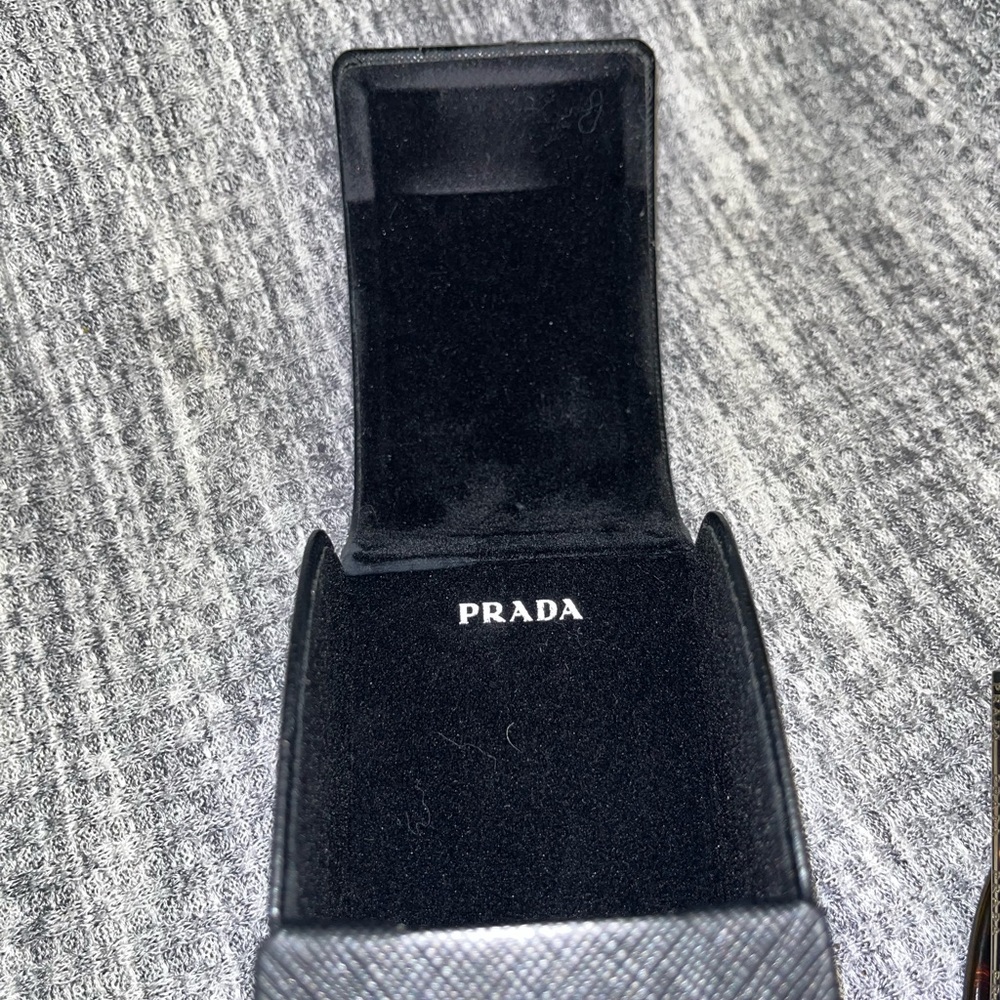 $120 Prada Rectangular Sunglasses With Case - image 2